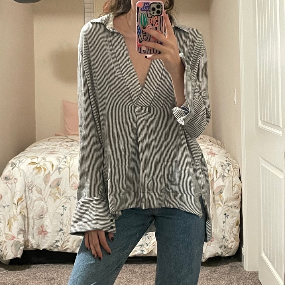 Reversible v neck tunic free people